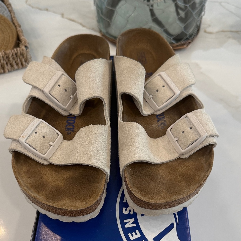 Birkenstock Boston BS - Taupe  Size 39 - Picture 2 of 8